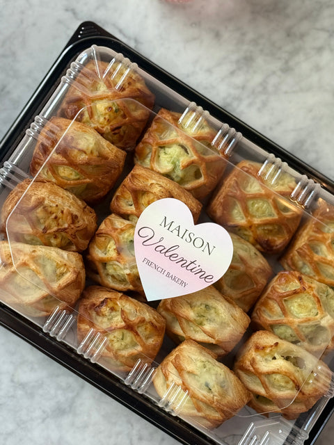 Mini Leek & Parmesan Pastry Maison Valentine
