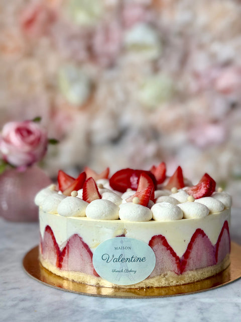 Fraisier - 48h preparation time Maison Valentine