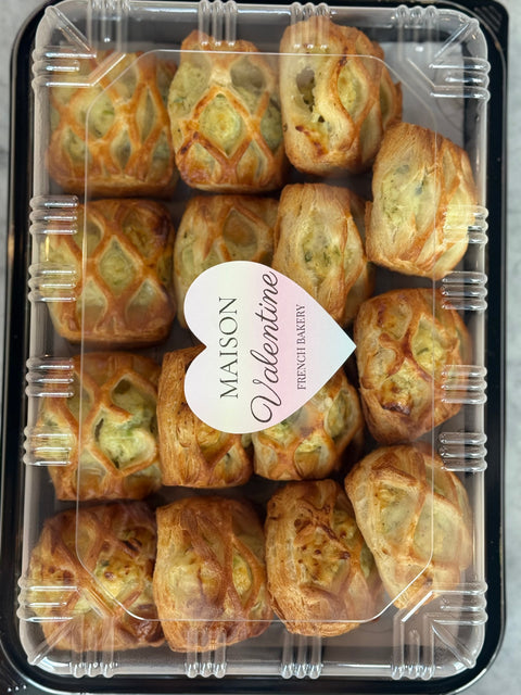 Mini Leek & Parmesan Pastry Maison Valentine