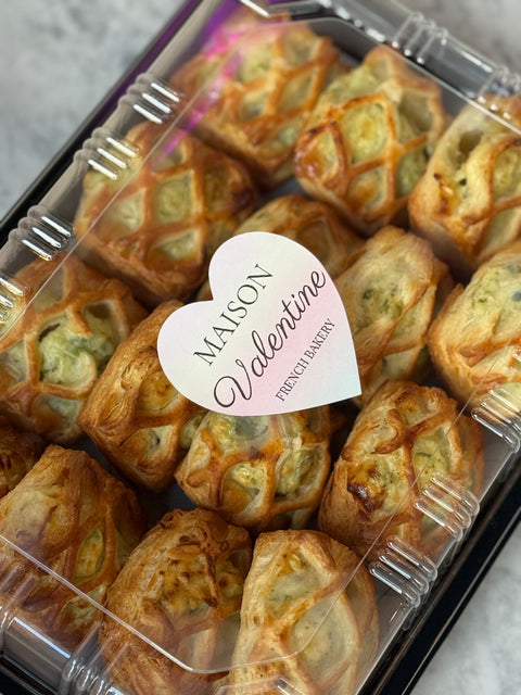 Mini Leek & Parmesan Pastry Maison Valentine