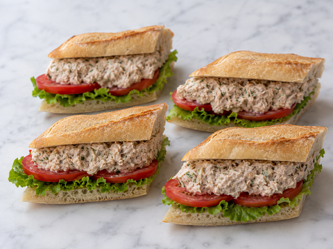 4X Half Tuna Mayo sandwichesFrench Pâtisserie Miami Beach French ProductsFrench Bakery & Café