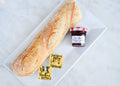 1/2 Baguette with 2 small butters & Bonne Maman Jam