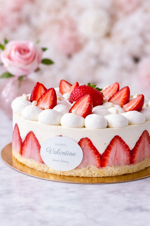 Fraisier - 48h preparation time Maison Valentine