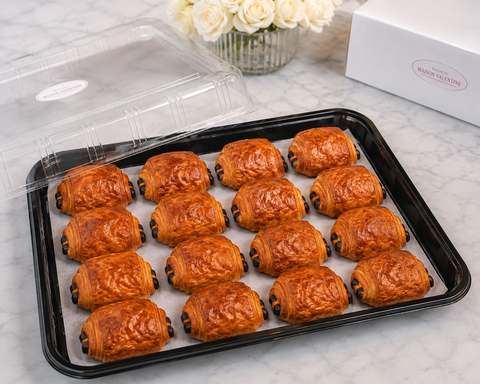 Mini Pain au Chocolat Platter (15 Pieces)French Pâtisserie Miami Beach DessertFrench Bakery & Café