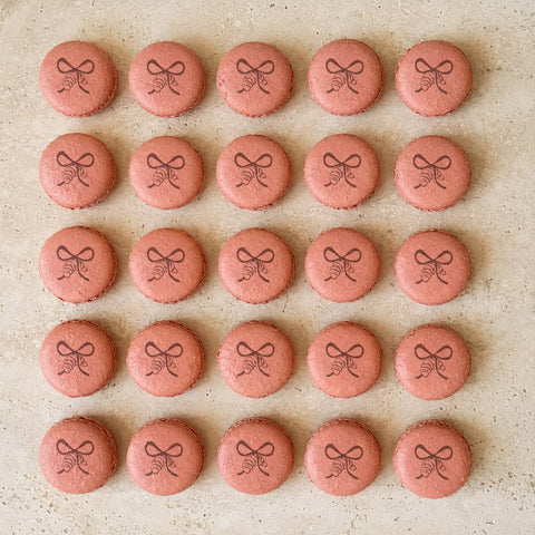 Custom Macarons with Logo - 5/7 days preparation timeFrench Pâtisserie Miami Beach MacaronsFrench Bakery & Café