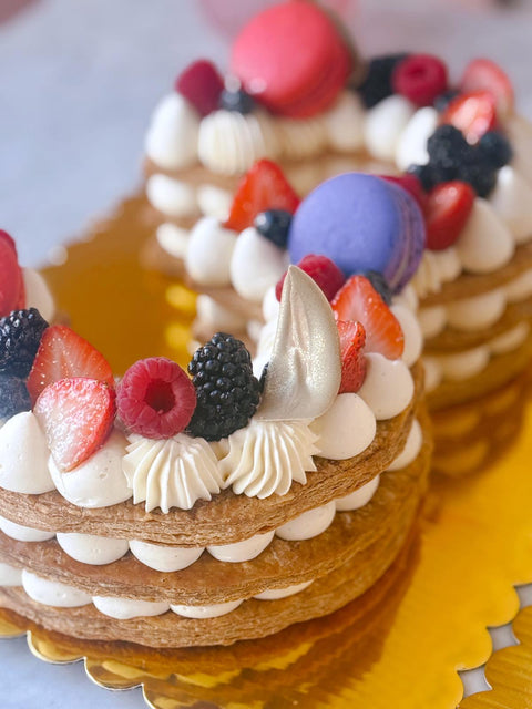 Number Cake - Vanilla - 48h preparation time Maison Valentine