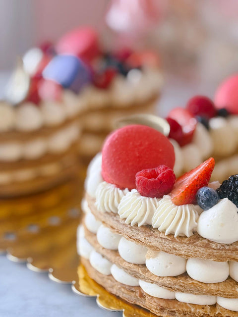 Number Cake - Vanilla - 48h preparation time Maison Valentine