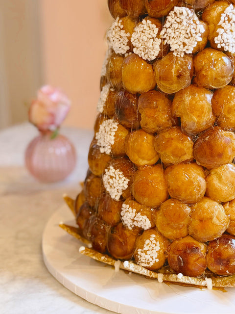 Croquembouche Tower — Maison Valentine Signature Piece Maison Valentine