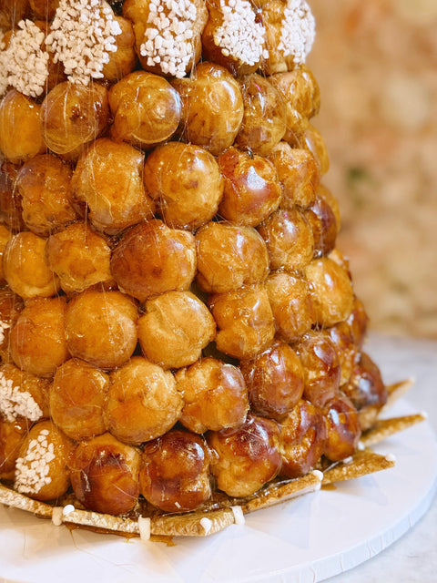 Croquembouche Tower — Maison Valentine Signature Piece Maison Valentine