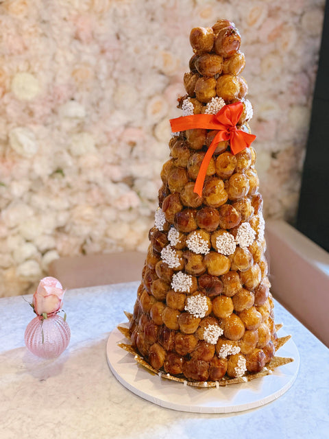 Croquembouche Tower — Maison Valentine Signature Piece Maison Valentine