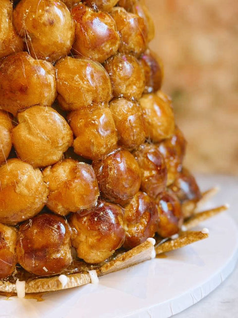 Croquembouche Tower — Maison Valentine Signature Piece Maison Valentine