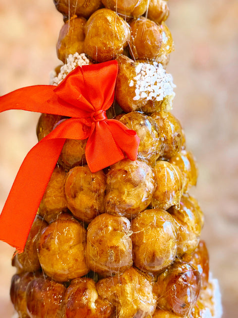 Croquembouche Tower — Maison Valentine Signature Piece Maison Valentine
