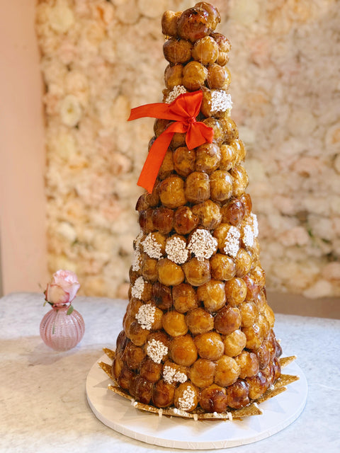 Croquembouche Tower — Maison Valentine Signature Piece Maison Valentine