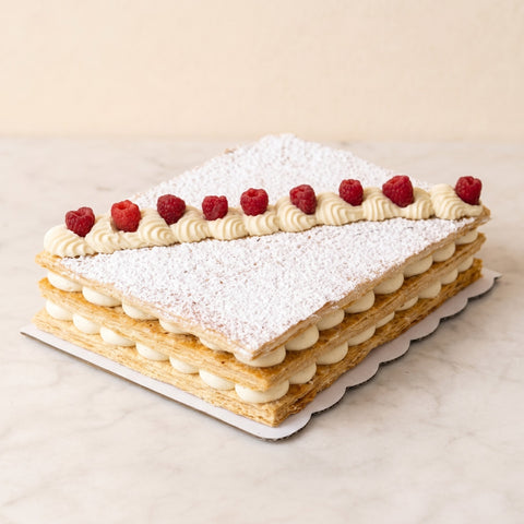 Millefeuille or Napoleon - 48h preparation timeFrench Pâtisserie Miami Beach CakeFrench Bakery & Café