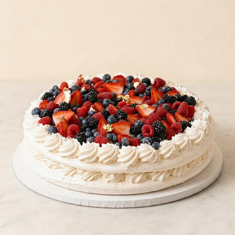 Pavlova (gluten free) - 48h preparation timeFrench Pâtisserie Miami Beach CakeFrench Bakery & Café