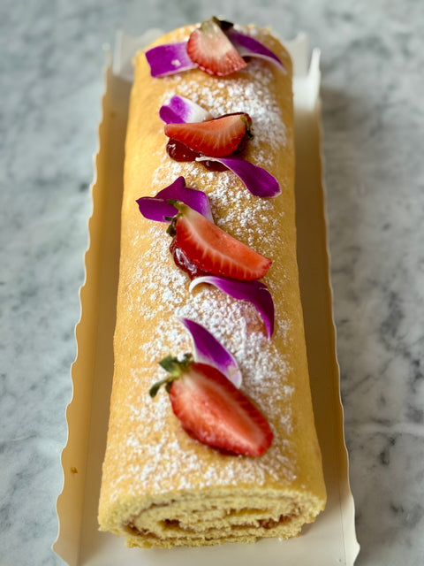 Roulé Cake (Dairy Free)