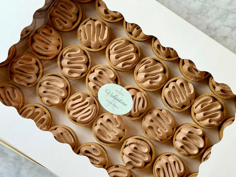 Mini Dark Chocolate Tart (10+ pieces) - 48h preparation time