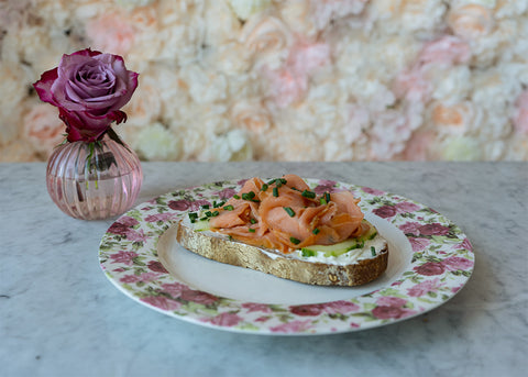 Salmon Tartine  (Salmon Toast)