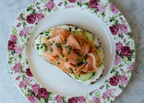 Salmon Tartine  (Salmon Toast)